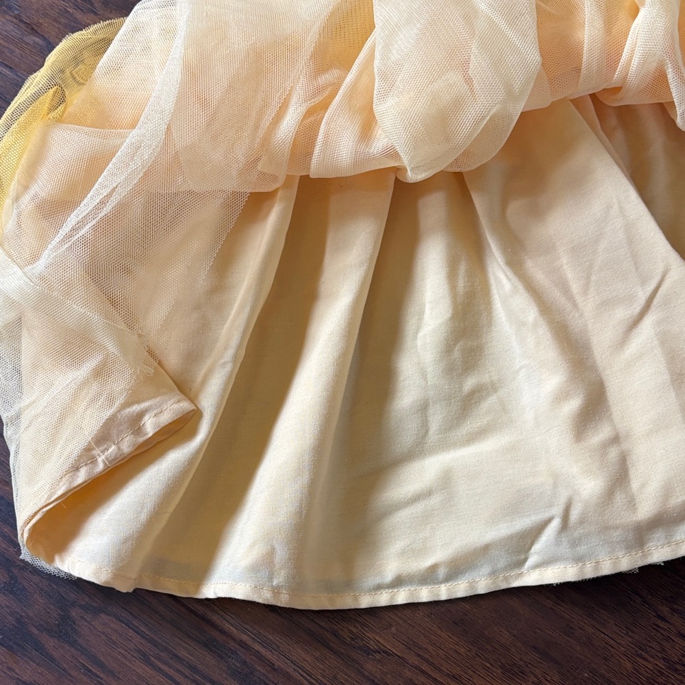 Disney Belle Golden Princess Dress Costume - Picture 8 of 8